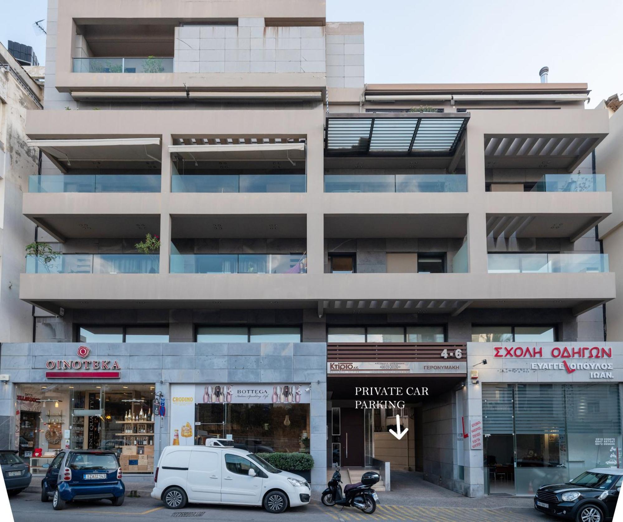 Onyx City Center Apartment With Parking Heraklion  Ngoại thất bức ảnh